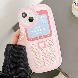 핑크 전화기 케이스(아이폰 전기종)